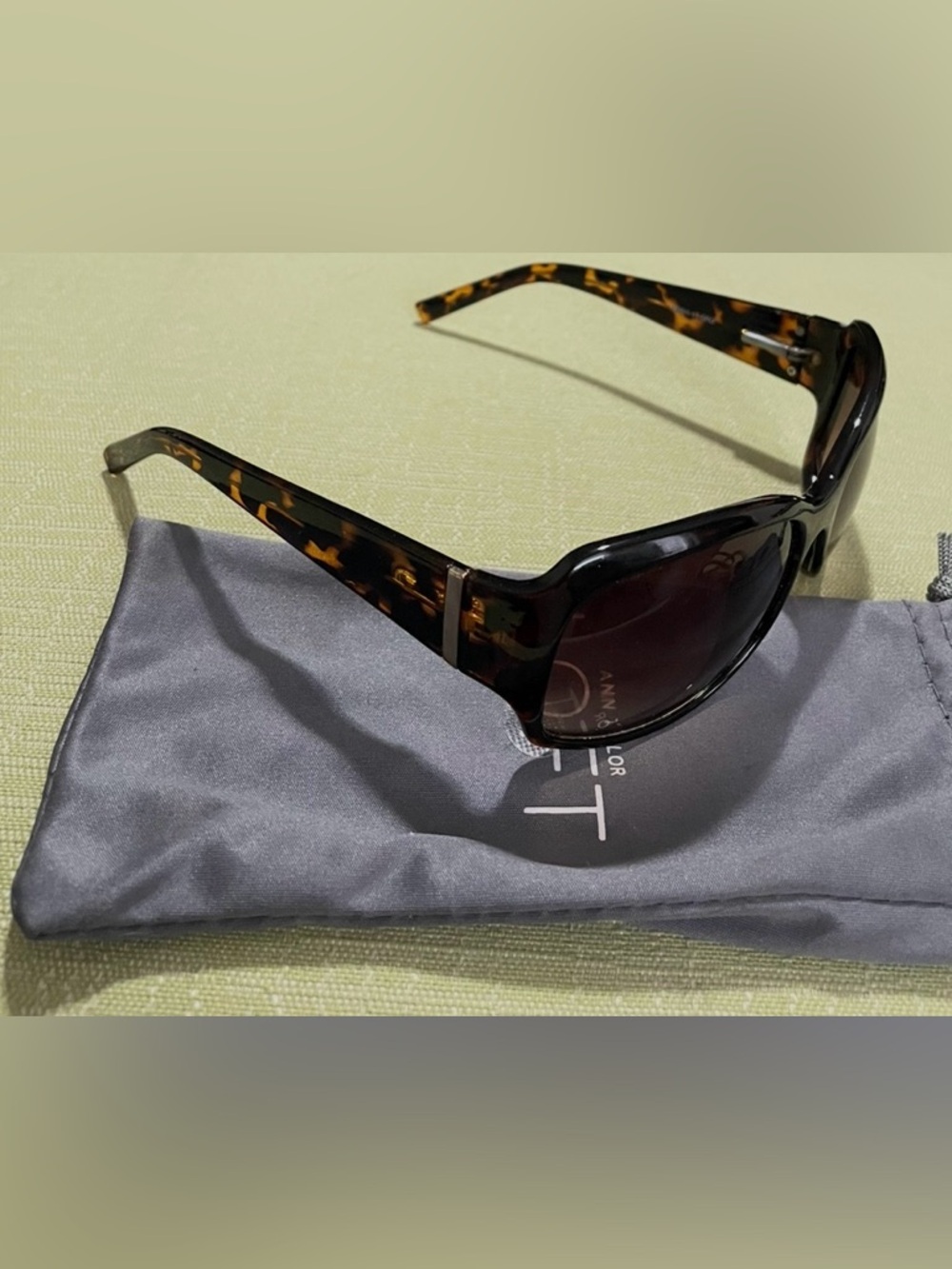 LOFT LG54806H-1T-GN2 Women's Tortoise Brown Wrap Sunglasses